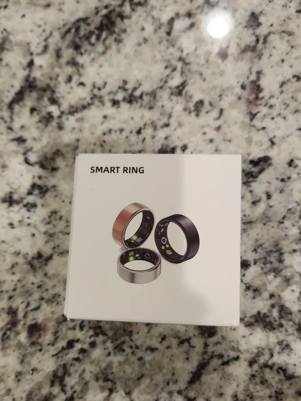 Smart Ring - Black, Size 9